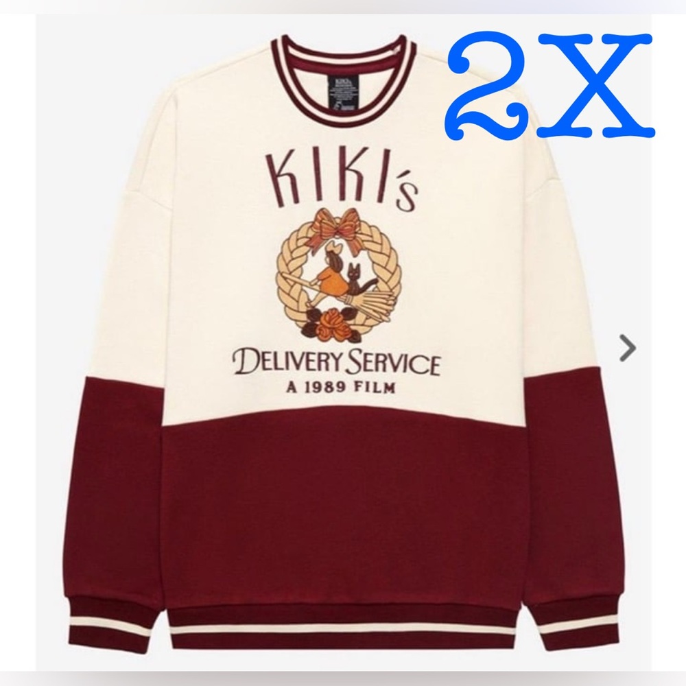 2X Studio Ghibli Kiki's Delivery Service Panel Crewneck